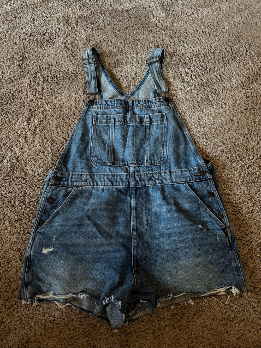 Abercrombie & Fitch Denim Overalls